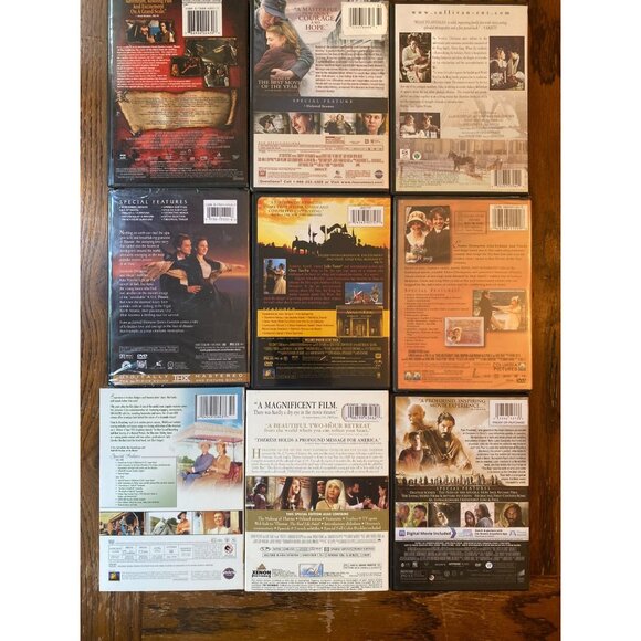 Lot Of 9 DVDs Including Titanic Pirates Of The Caribbean Sense And Sensibility B - Picture 2 of 3